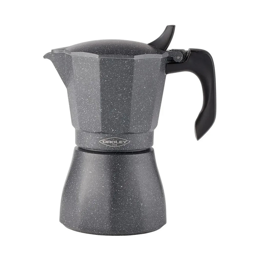 Cafetera Italiana Inducción Oroley Petra Black 6 Tazas Café