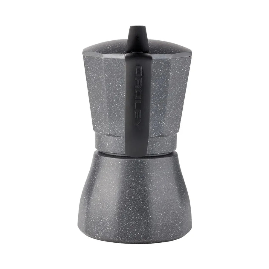 Cafetera Italiana Inducción Oroley Petra Black 6 Tazas Café