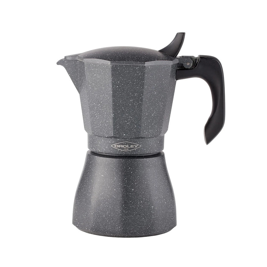 Cafetera Italiana Inducción Oroley Petra Black 6 Tazas Café