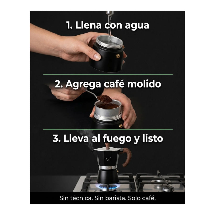 Cafetera Italiana Wayu 450ml