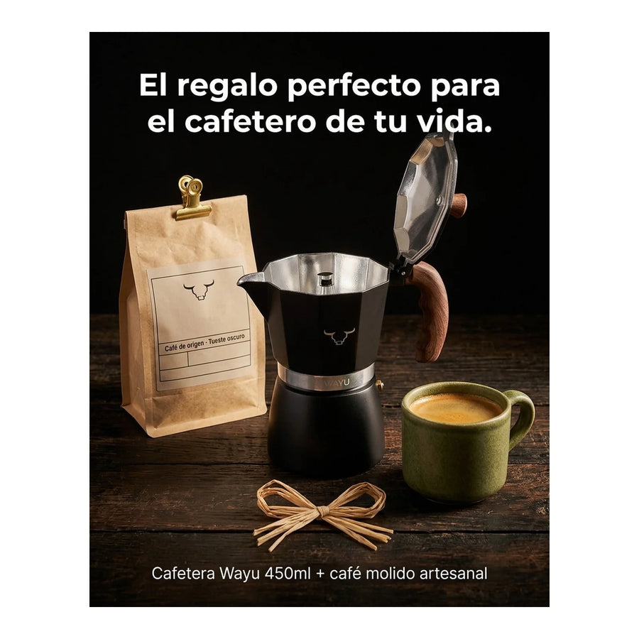 Cafetera Italiana Wayu 450ml