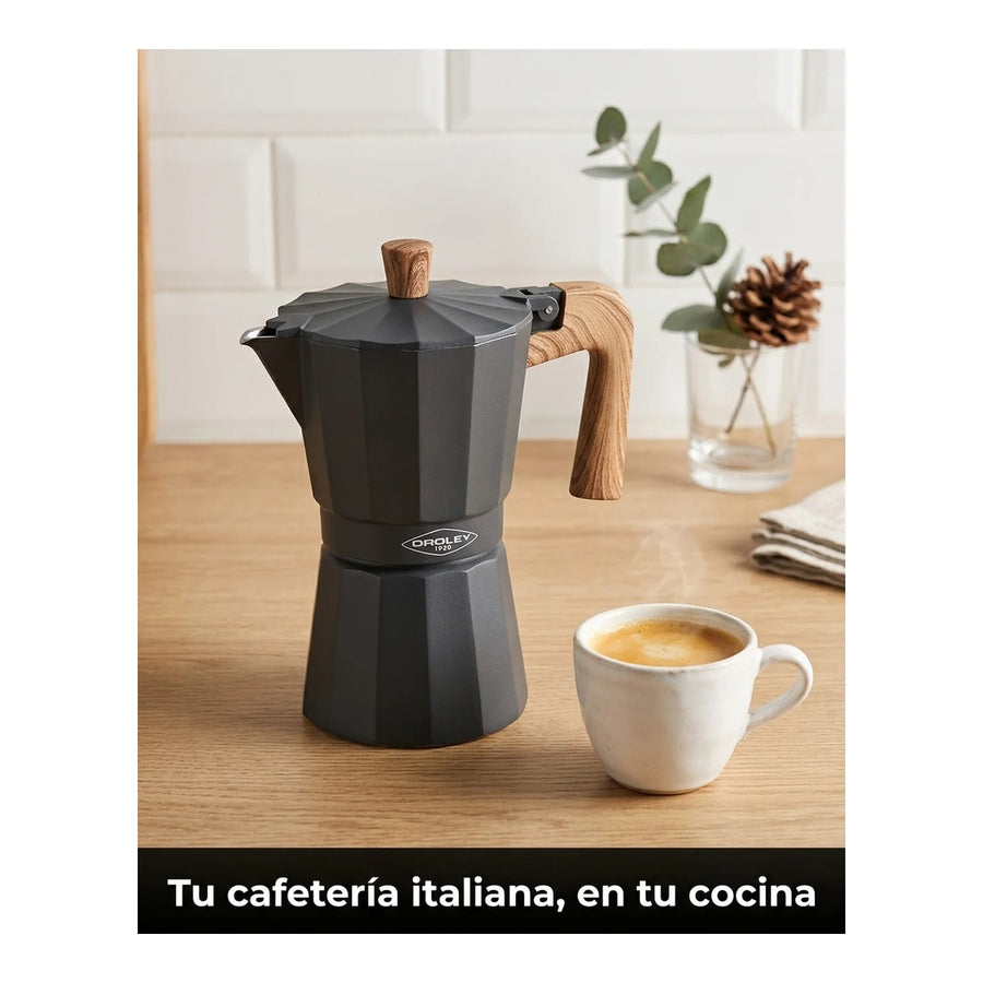 Cafetera Oroley 3 Tazas Italiana New Dakar Nature Café