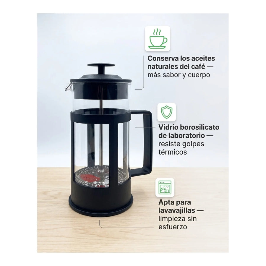 Cafetera Oroley New Parma 3 Tazas Manual Prensa Francesa
