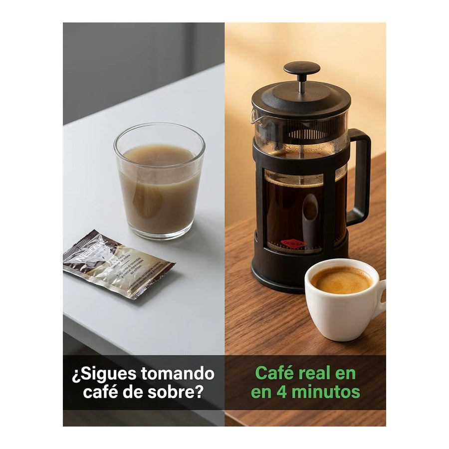 Cafetera Oroley Parma 6 Tazas Manual Prensa Francesa