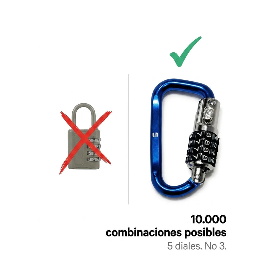 Candado Combinación Mosquetón Scanavini Sc.nl310+ Outdoor