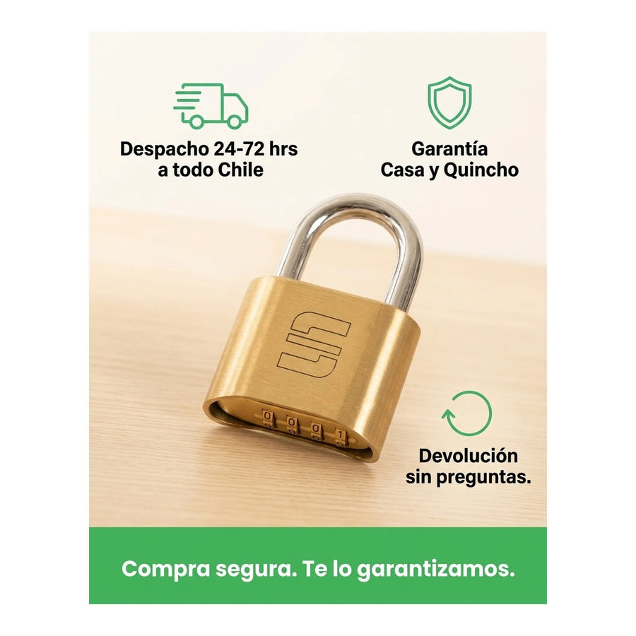 Candado Combinación Scanavini Sc.052+ Seguridad Casillero