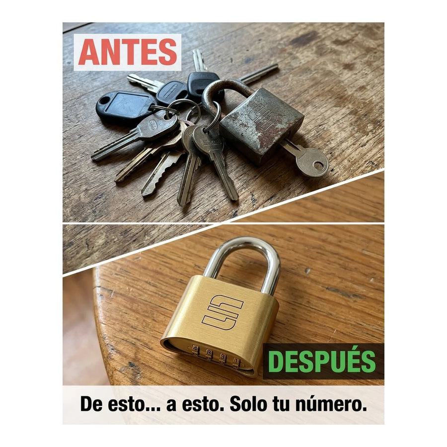 Candado Combinación Scanavini Sc.052+ Seguridad Casillero