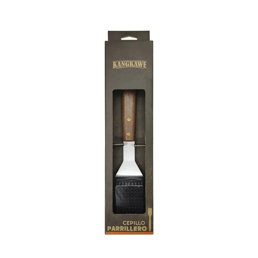 Cepillo limpia parrilla XL Kangkawe en su caja original