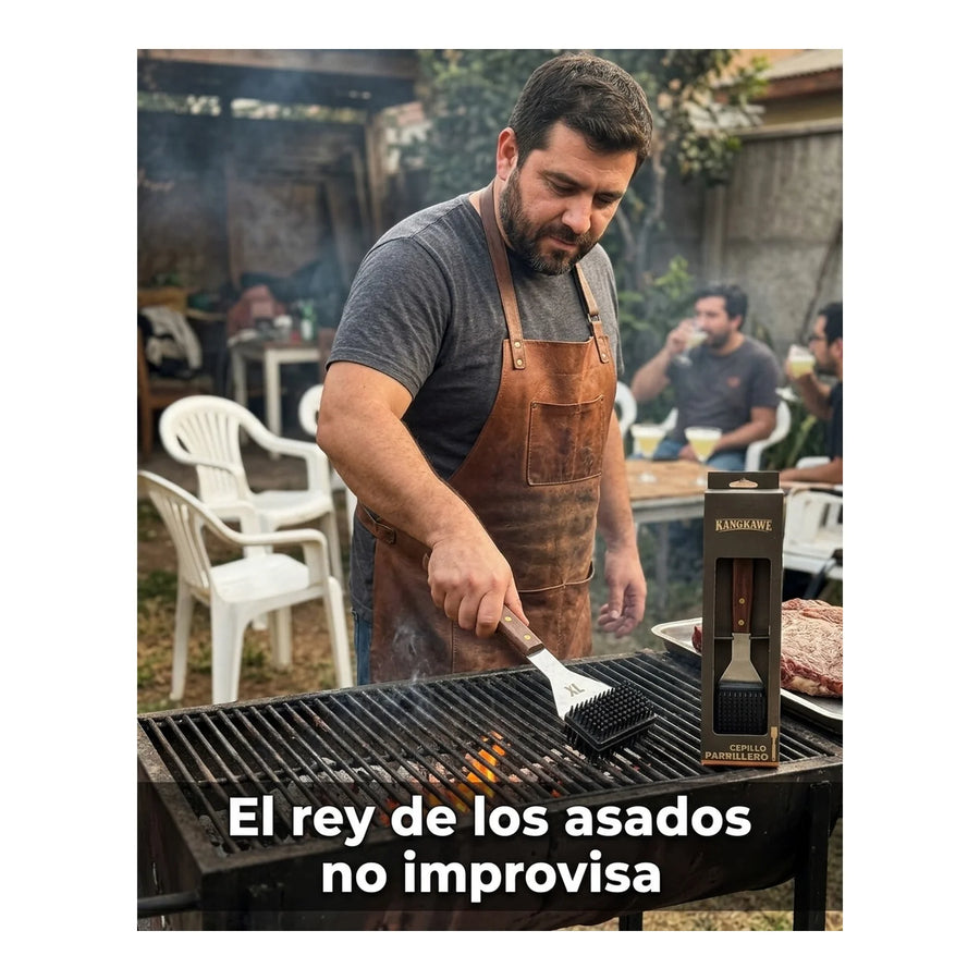 Cepillo Limpia Parrilla Kangkawe Xl Limpiador De Asado