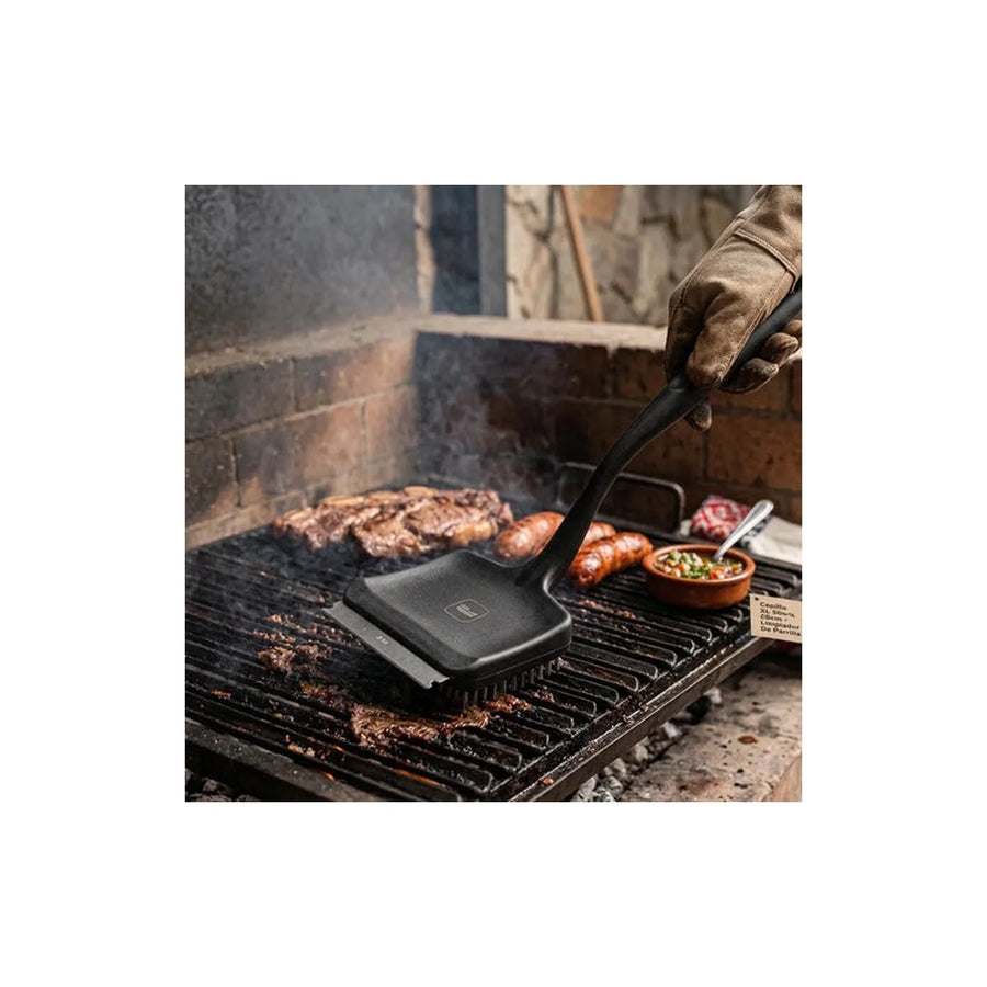 Cepillo Limpia Parrilla Xl 50cm Limpiador De Parrilla Asado