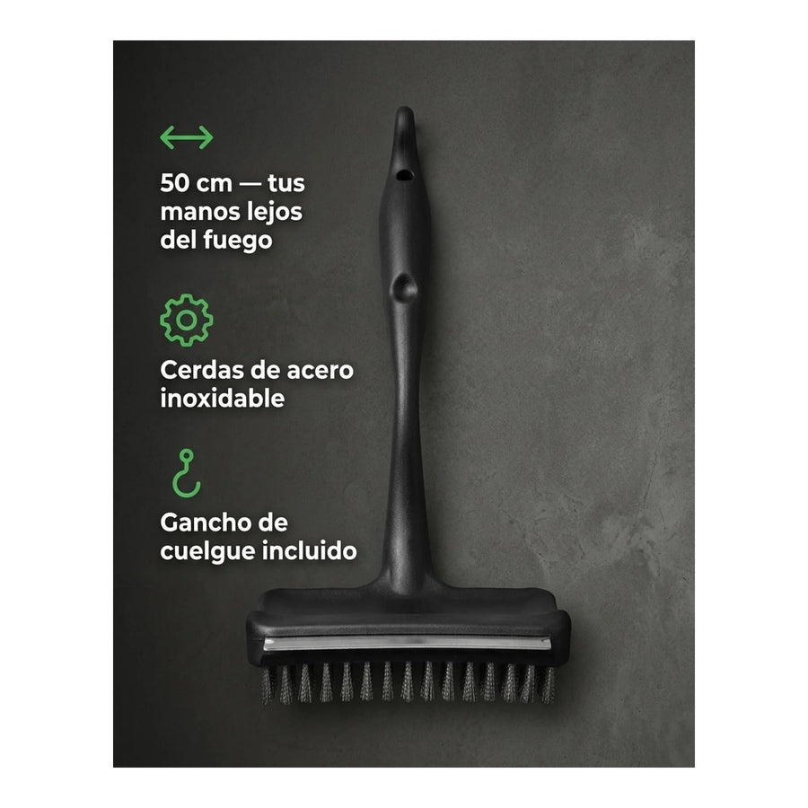 Cepillo Limpia Parrilla Xl 50cm Limpiador De Parrilla Asado
