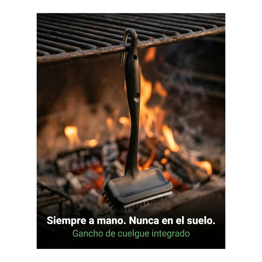 Cepillo Limpia Parrilla Xl 50cm Limpiador De Parrilla Asado