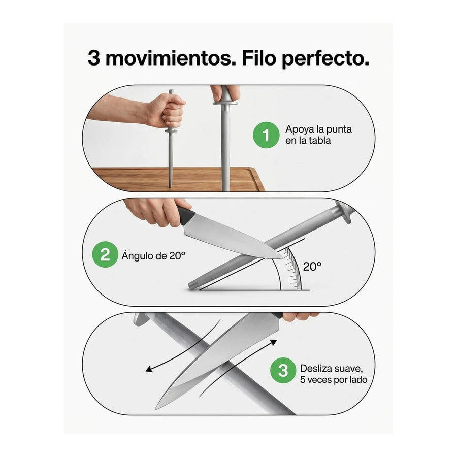 Chaira Victorinox Afilador De Cuchillos Profesional 27cm
