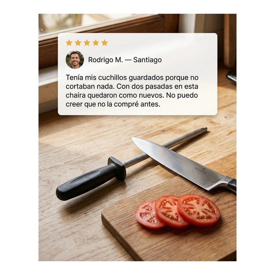 Chaira Victorinox Afilador De Cuchillos Profesional 25cm 7.8303