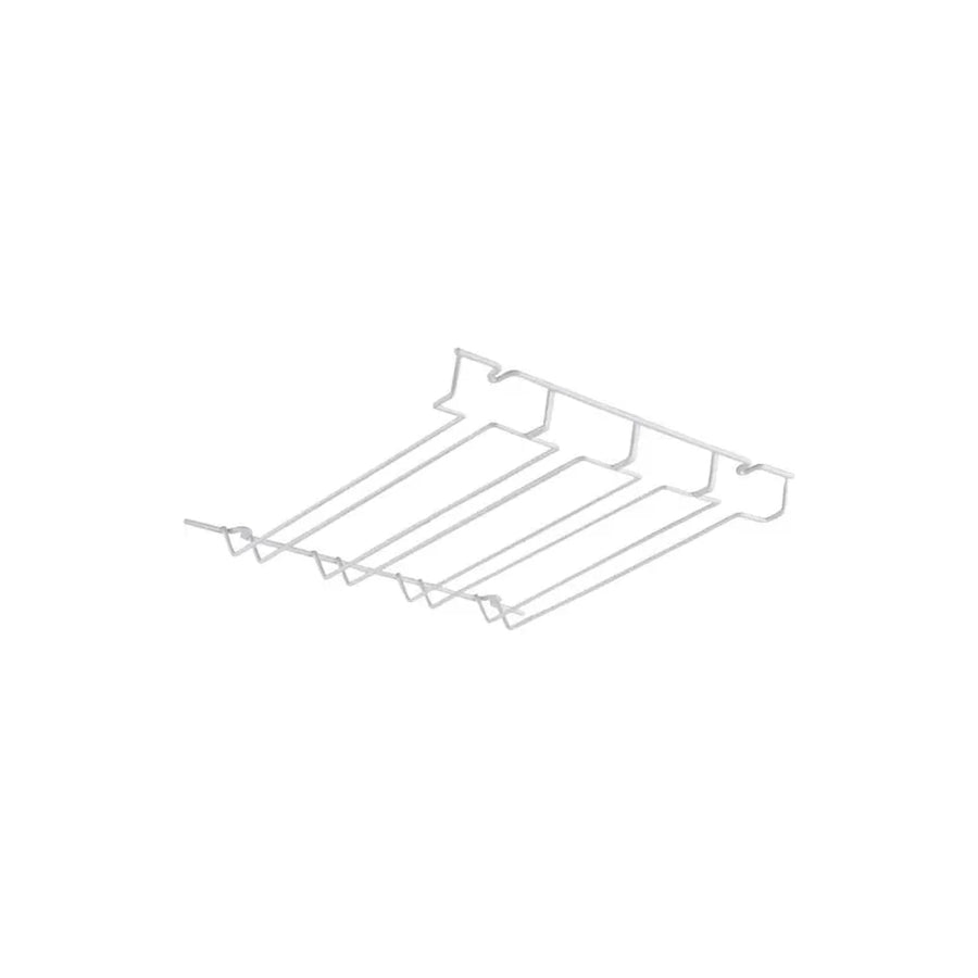 Colgador De Copas Plastificado Blanco Bar Organización