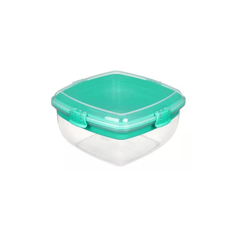 Contenedor De Alimentos 1.63l Sistema Ensalda + Sandwich