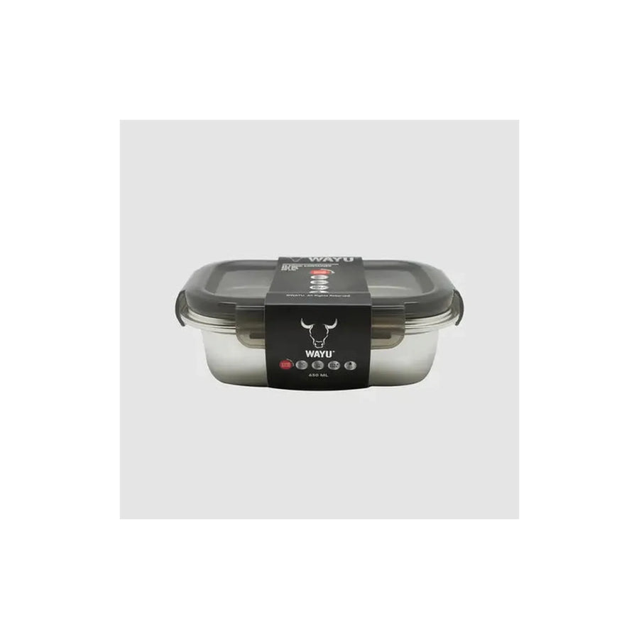 Contenedor Hermético Wayu Acero Microsafe 650ml Premium