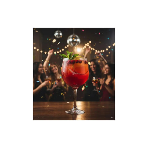 Copa Alto Del Carmen 657ml Pack X4 Tragos Aperitivos Coctels Transparente
