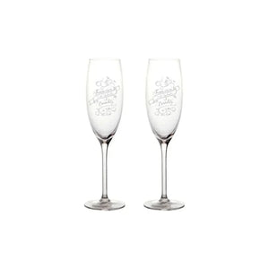 Copa de Espumante Pack X6 para Boda y Aniversario + Grabado Personalizado