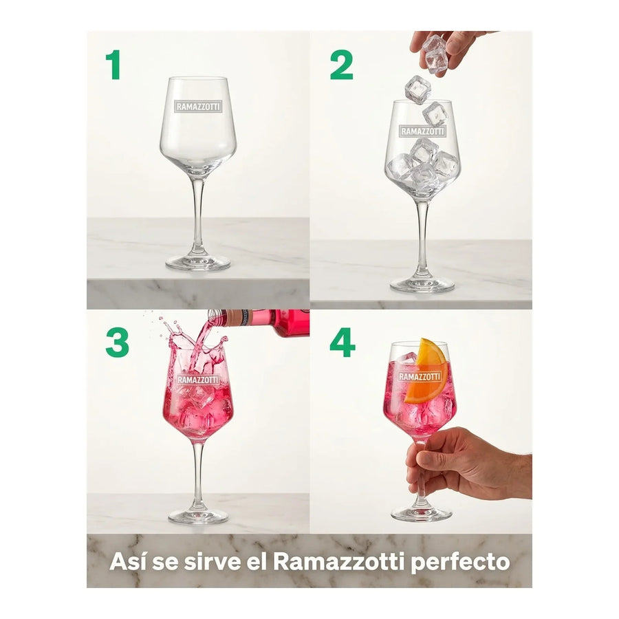 Copa Ramazzotti Pack 4 Unidades 400ml