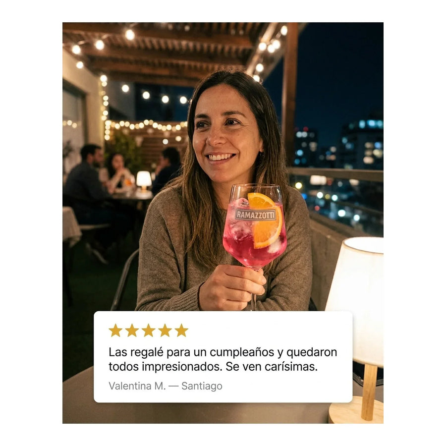 Copa Ramazzotti Pack 4 Unidades 400ml