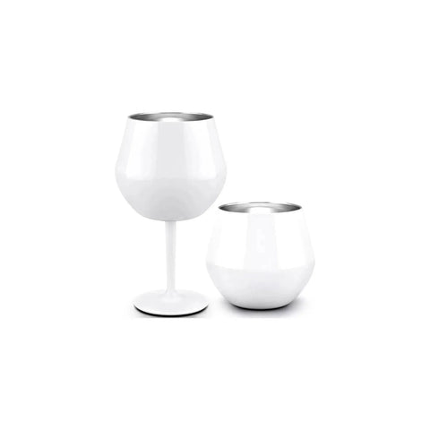 Copa Taca Brasil 400ml Blanca Doble Pared