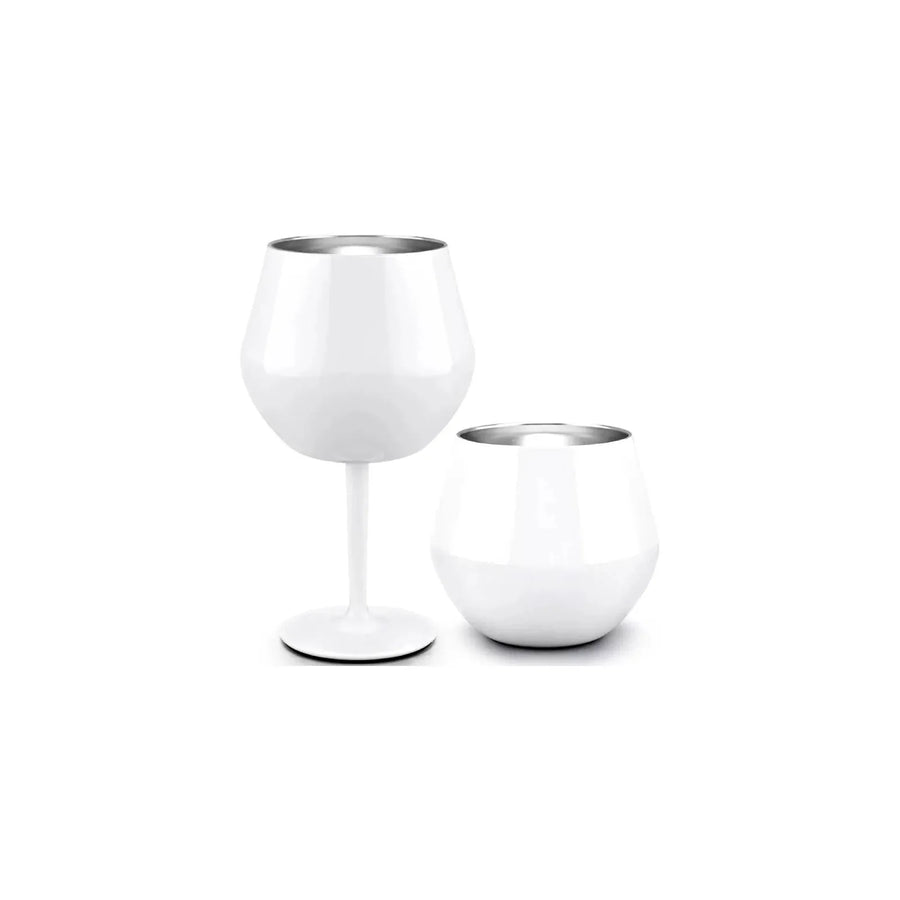 Copa Taca Brasil 400ml Blanca Doble Pared