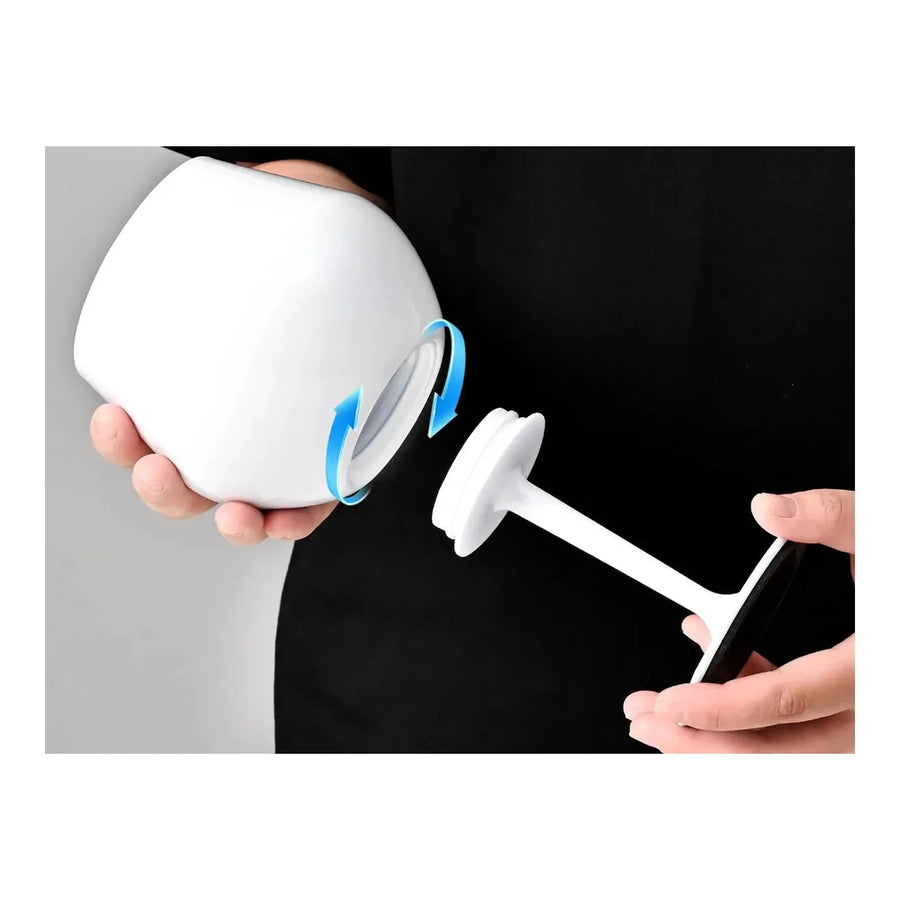 Copa Taca Brasil 400ml Blanca Doble Pared