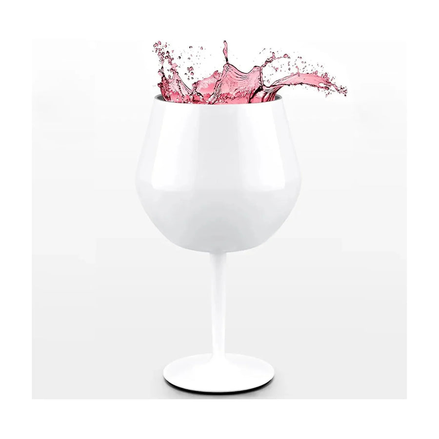 Copa Taca Brasil 400ml Blanca Doble Pared