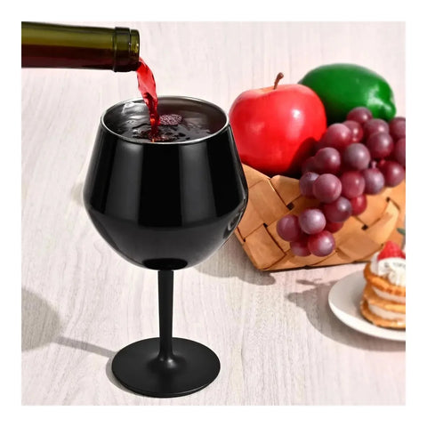 Copa Taca Brasil 400ml Negra Doble Pared