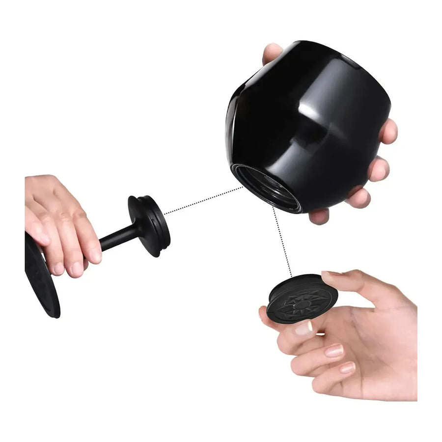 Copa Taca Brasil 400ml Negra Doble Pared