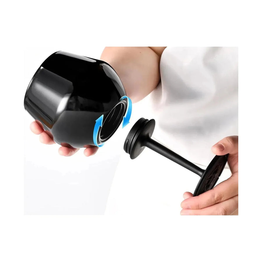 Copa Taca Brasil 400ml Negra Doble Pared