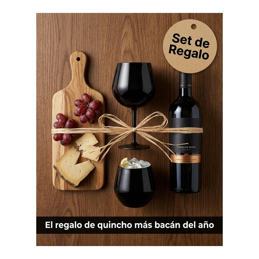 Copa Taca Brasil 400ml Negra Doble Pared