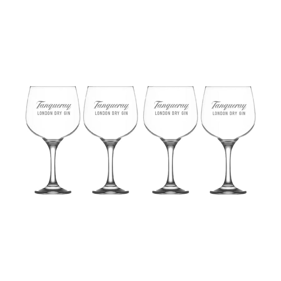 Copas De Gin Tanqueray Pack X4 - 650ml Grabado Láser