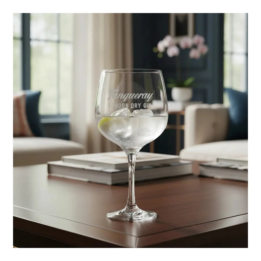 Copas De Gin Tanqueray Pack X4 - 650ml Grabado Láser