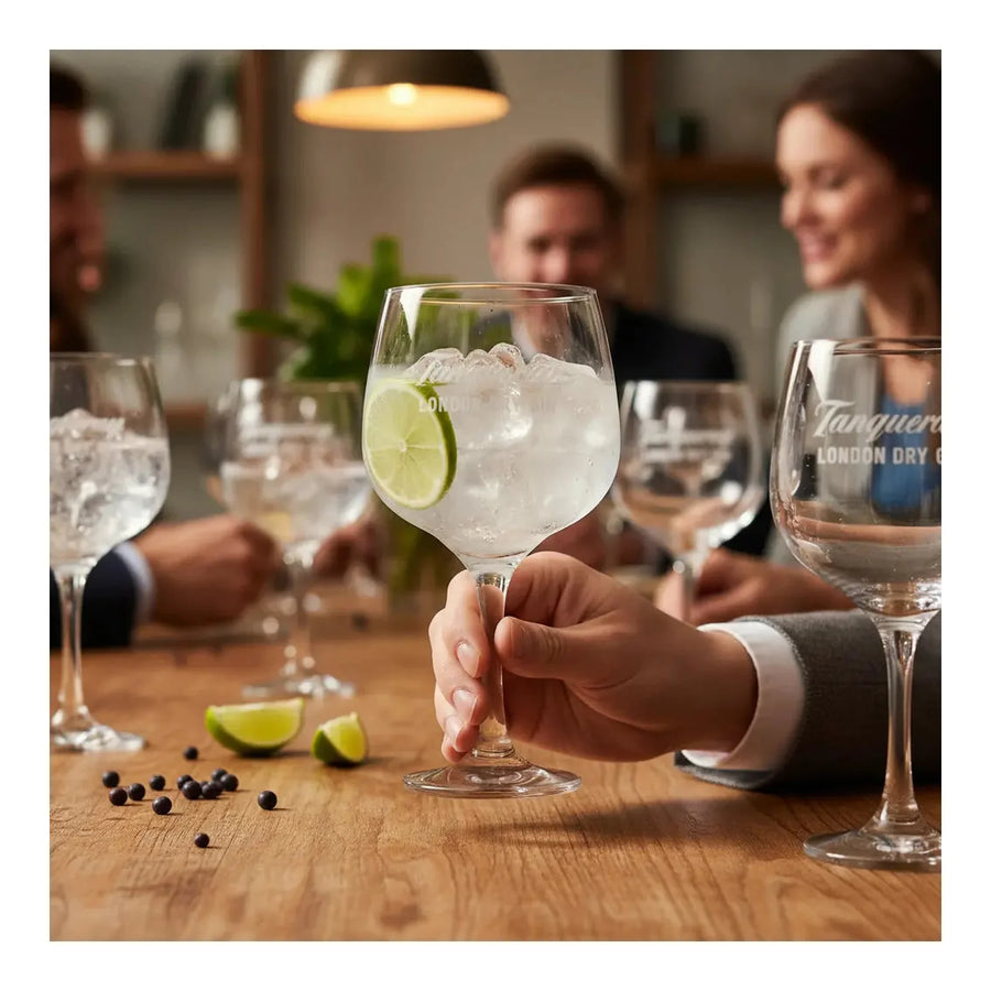 Copas De Gin Tanqueray Pack X4 - 650ml Grabado Láser