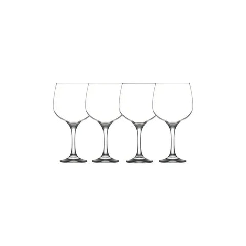 Copas Gin Tonic Cristar Vidrio 653ml Set 4 Piezas Transparente
