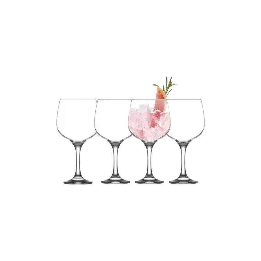 Copas Gin Tonic Cristar Vidrio 653ml Set 4 Piezas Transparente