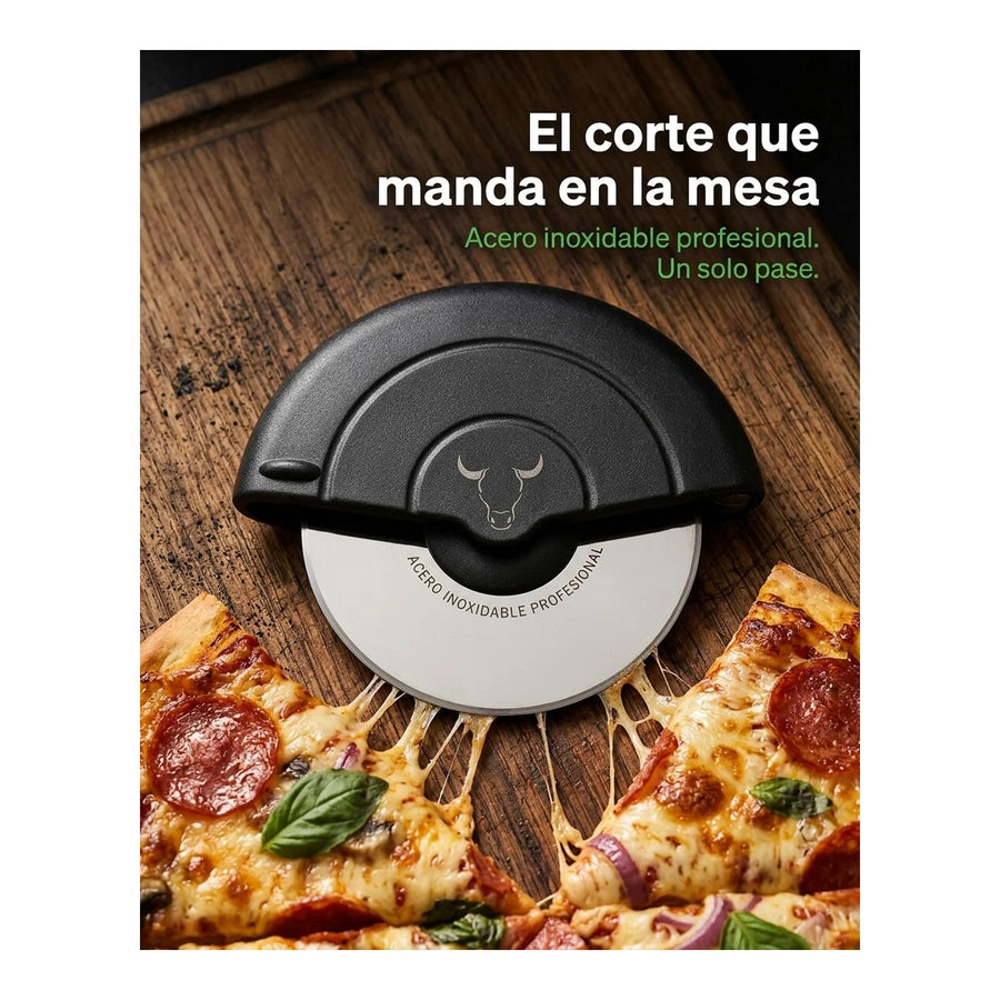 Cortador Pizza Rueda Profesional Wayu Corta Pizza Masa Cocina Bbq