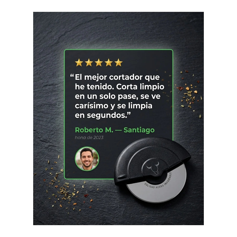 Cortador Pizza Profesional Wayu Corta Pizza Masa Cocina Bbq