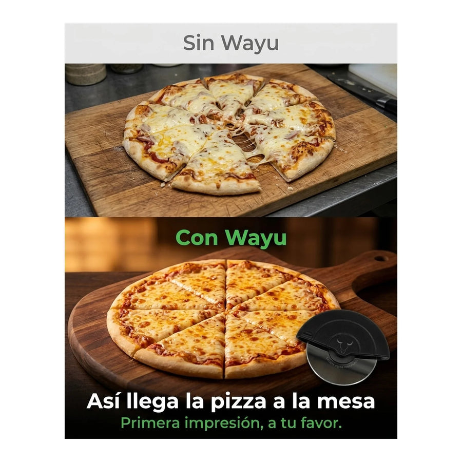 Cortador Pizza Rueda Profesional Wayu Corta Pizza Masa Cocina Bbq
