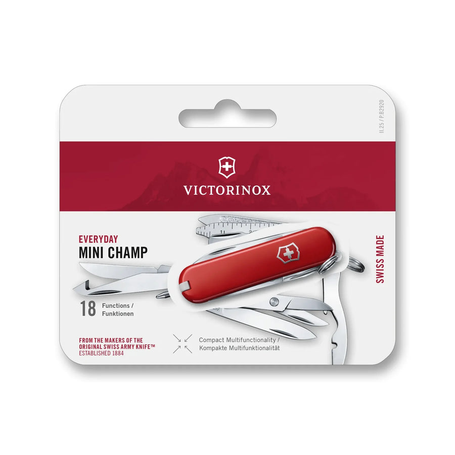 Cortapluma Navaja Victorinox Minichamp Roja 0.6385 + Grabado Personalizado