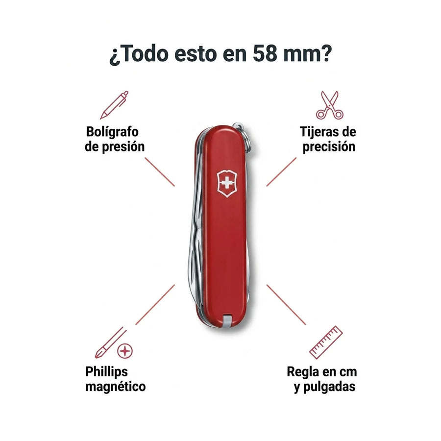Cortapluma Navaja Victorinox Minichamp Roja 0.6385 + Grabado Personalizado
