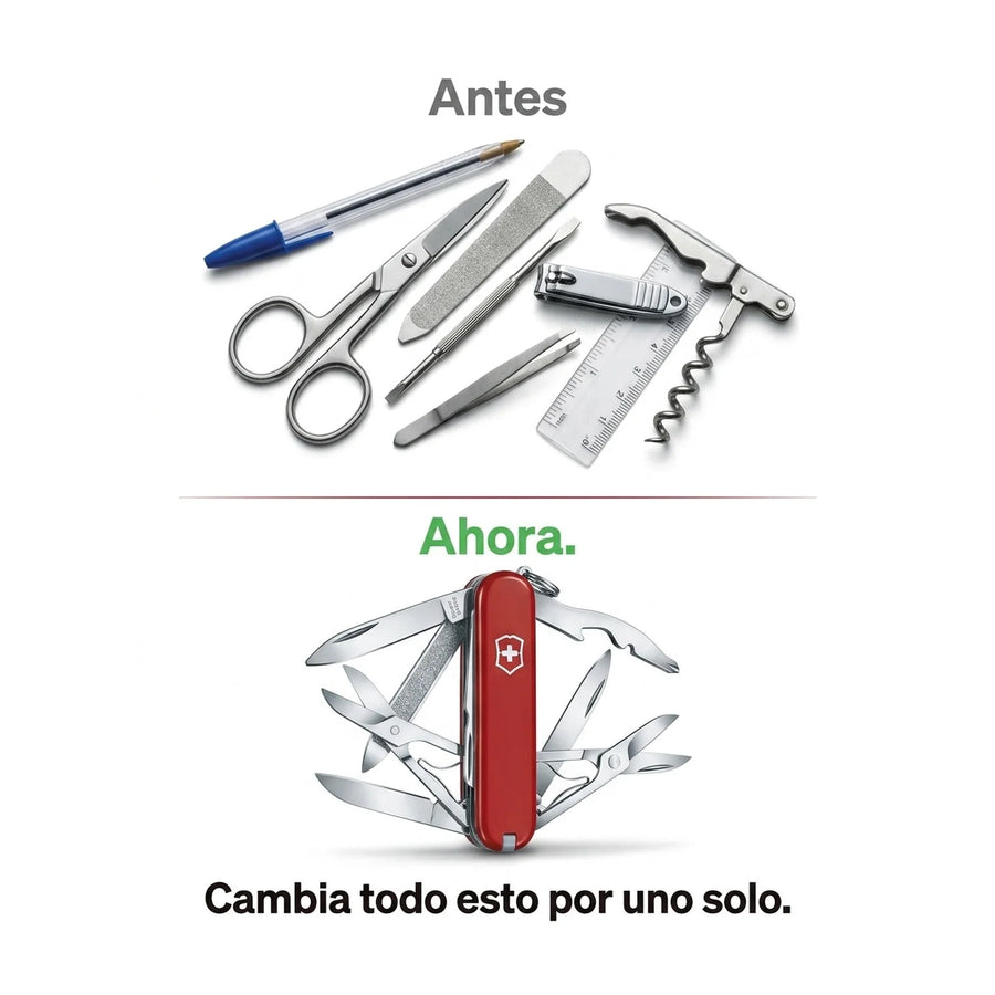 Cortapluma Navaja Victorinox Minichamp Roja 0.6385 + Grabado Personalizado