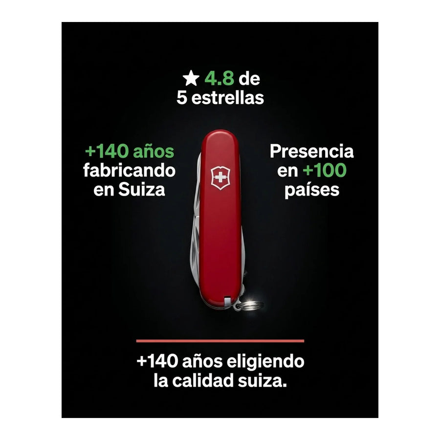 Cortaplumas Victorinox Rally Roja 0.6163 + Grabado Personalizado