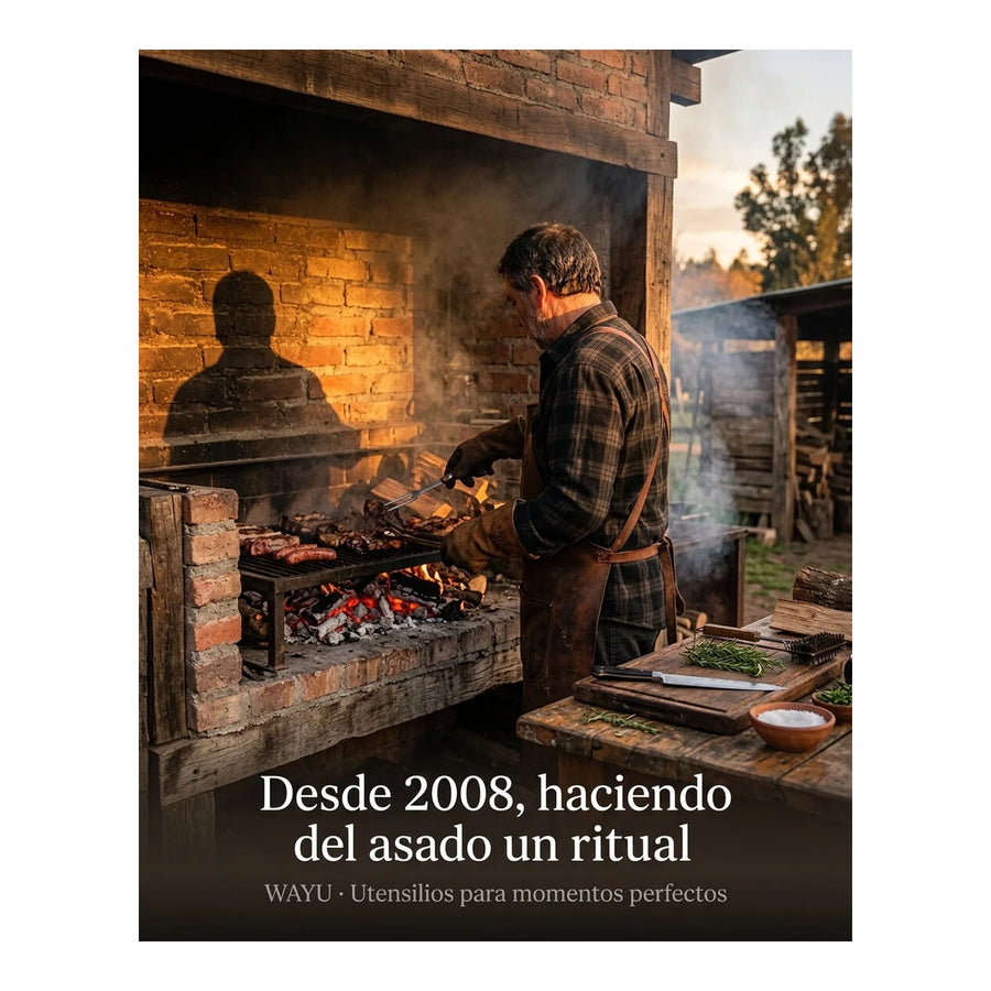 Cuadro Bar Metálico Wayu 40x30 Toro Quincho Parrilla Bbq