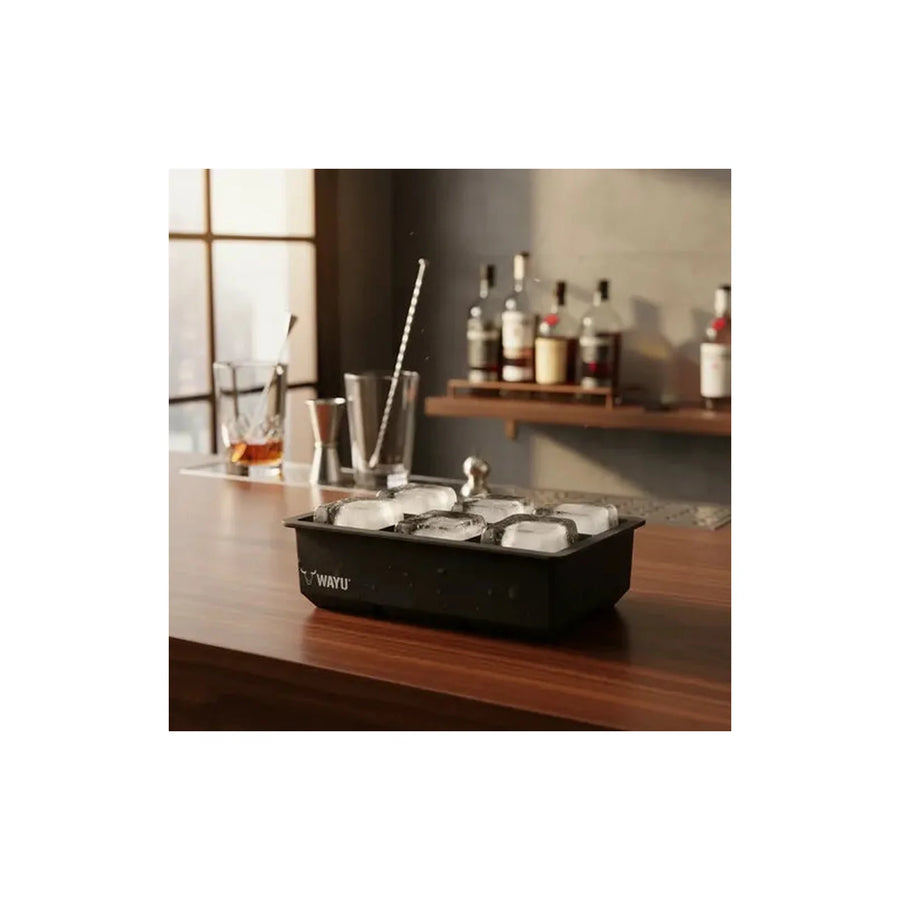 Cubetera 6 Cubos De Hielo Wayu Hielo Grande Premium Tragos