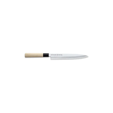 Cuchillo 3 Claveles Nipon Yanagiba 24cm acero inoxidable