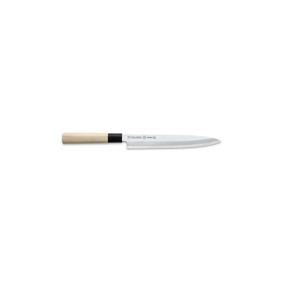 Cuchillo 3 Claveles Nipon Yanagiba 24cm acero inoxidable