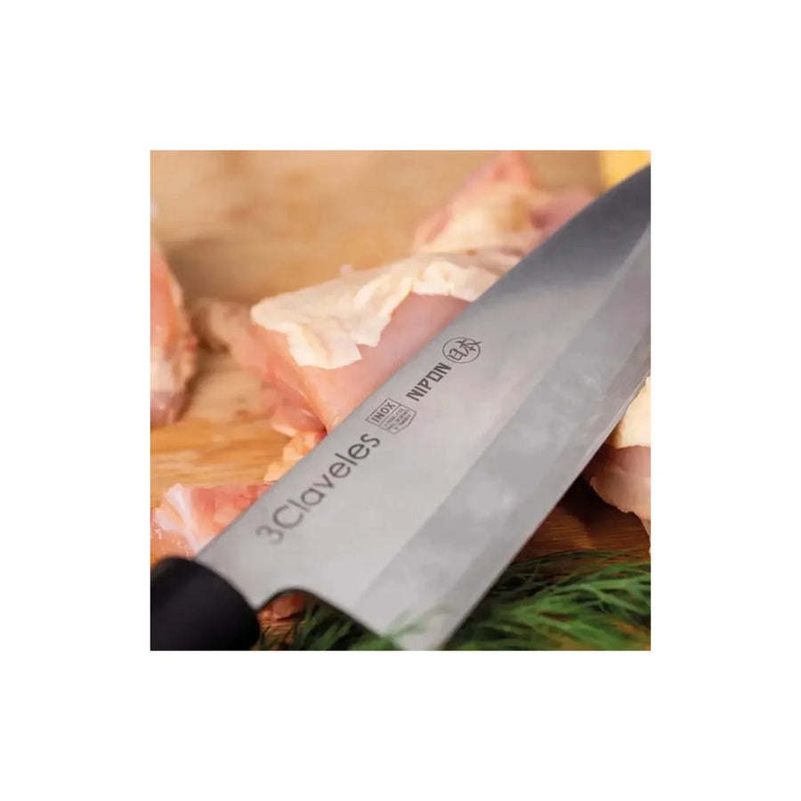 Cuchillo 3 Claveles Nipon Deba 21cm Japones Pescado + Grabado Personalizado